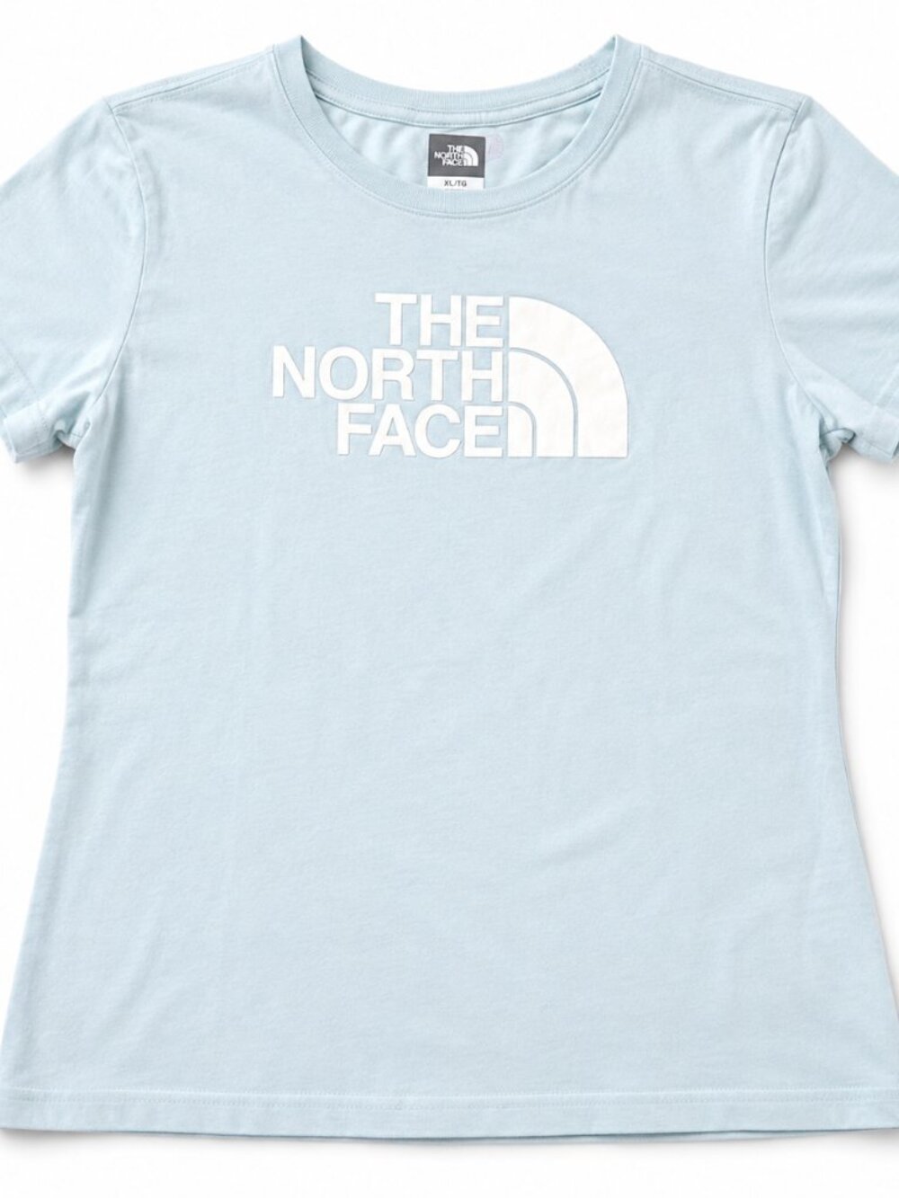 The North Face Girls XL Blue Logo Graphic T-Shirt Short Sleeve
